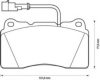 BENDIX 571952B Brake Pad Set, disc brake